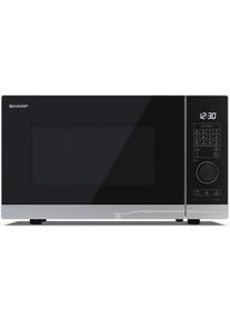 Sharp YC-PG234AE-S, Mikrowelle, Schwarz, Silber