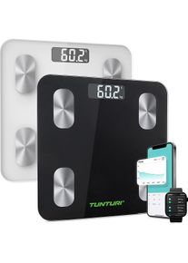 Tunturi, Personenwaage, SC30 Intelligente Analyse-Waage mit APP (180 kg)