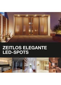 LEDVANCE, Wandleuchte + Deckenleuchte, Recess (230 lm, GU10)