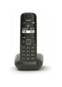 Gigaset AS690 DECT PHONE BLACK, Telefon, Schwarz