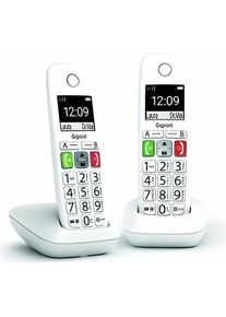 Gigaset E290 Duo, Telefon, Weiss