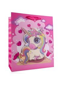 accentra, Geschenkverpackung, Geschenktasche UNICORN klein (Geschenktüte, 1 x)
