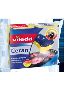 Vileda, Fahrzeugreinigung Zubeh&ouml;r, Ceranschwamm f&uuml;r Induktionsherde und Keramikoberfl&auml;chen, 2er-Pack