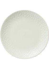 Aida Life in Colour - Confetti - Pistachio dinner plate w/relief porcelain (13483), Teller, Grün