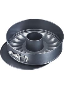 Westmark Backklassiker Springform 2 Böden Antihaft, Backform, Grau