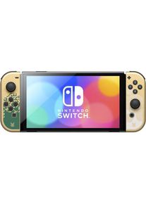 Nintendo Switch OLED Console (The Legend of Zelda: Tears of the Kingdom Edition), Spielkonsole, Gr&uuml;n, Weiss, Gold