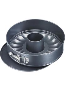 Westmark Backklassiker Springform 2 Böden Antihaft, Backform, Grau