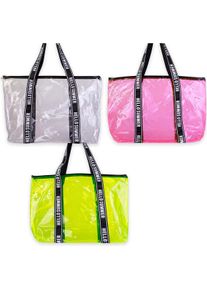 accentra, Damen, Tasche, Strandtasche transparent, Transparent