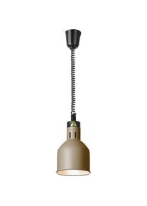 Hendi Höhenverstellbare Wärmelampe, zylinderförmig,, Beige, 230V/250W, 175x(H)250mm, Speisewärmer, Beige