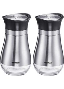 Westmark 2-tlg. Set Gewürzstreuer »Lissabon«, Pfeffermühle + Salzmühle, Grau
