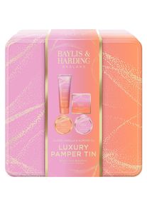 Baylis & Harding, Beauty Geschenkset, Jojoba-, Vanille- und Mandelöl Körperpflege-Geschenkset 4-tlg