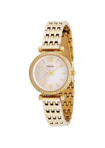 Fossil, Armbanduhr, Carlie Mini, Gold, (Analoguhr, 28 mm)