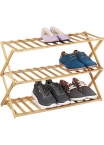 Relaxdays, Schuhschrank, Schuhregal (67 x 26 x 46 cm)