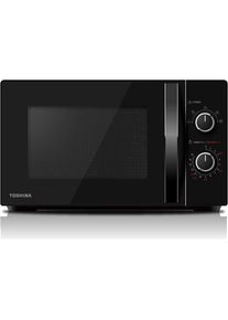 Toshiba MW-MM20P Countertop Solo microwave Black, Mikrowelle, Schwarz