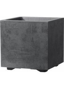 Deroma, Blumentopf, Blumentopf 25 cm karriert Würfel Ø 25 cm