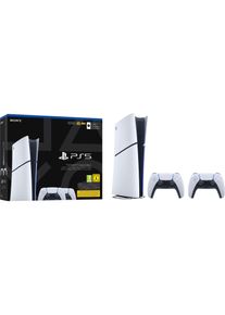 Sony PS5 Konsole SLIM Digital E-Chassis + 2.DS5, Spielkonsole, Schwarz