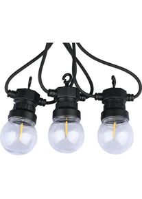 V-TAC, Gartenbeleuchtung, Girlanda Ogrodowa (sznur) 5W LED 5 metrów 10 żarówek 0 5W Filament VT-71510 3000K 550lm (550 lm, IP44)