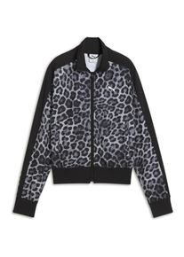 Puma, Damen, Laufjacke, T7 LEO LUXE AOP Short Track Jacket (XS), Schwarz, XS