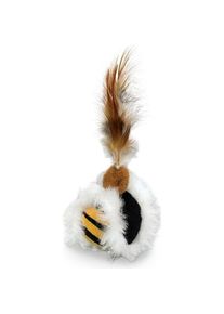Nobby Plüsch Ball mit Federn, mit Catnip (Ballspielzeug Katze), Katzenspielzeug