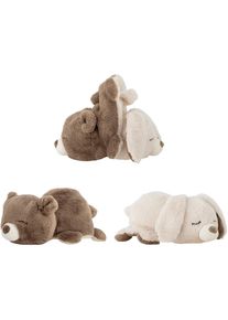 Bloomingville Plüsch Berta Beige, Braun (18 cm)