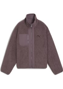 Puma, Damen, Laufjacke, Reversible Hybrid Sherpa Jacket (XS), Violett, XS
