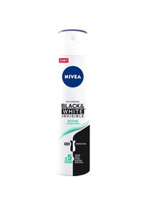Nivea, Deo, BLACK & WHITE INVISIBLE ACTIVE deo vapo 200 ml (Spray, 200 ml)