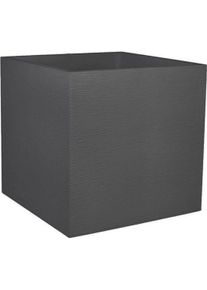 EDA Plastiques, Blumentopf, Blumentopf CF-6540042 karriert 49,5 x 49,5 x 49,5 cm (49 cm)