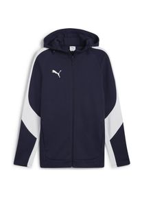 Puma, Herren, Laufjacke, teamEVOSTRIPE Hooded Jacket (M), Blau, M