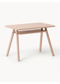 nobodinoz Escritorio infantil de madera de haya Growing Green Rosa claro Madera, Madera maciza An 70 x F 45 cm