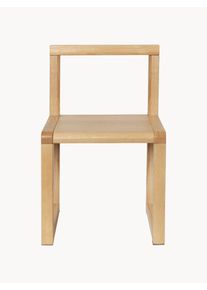 Ferm Living Kids Silla infantil de madera Little Architect Beige Madera, Madera maciza An 32 x F 30 cm
