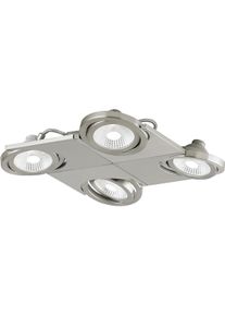 Eglo, Wandleuchte + Deckenleuchte, 39251 BREA LED Spot-Leuchte klar 4x5W 3000K warmweiss