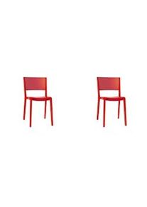 Resol SPOT Set 2 Silla Interior, Exterior Rojo