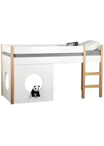 Livetastic Etagenbett , Naturfarben, Weiß , Holz, Holzwerkstoff , Pinie , massiv , 90x200 cm , Babymöbel & Kindermöbel, Kinderzimmer & Jugendzimmer, Stockbetten