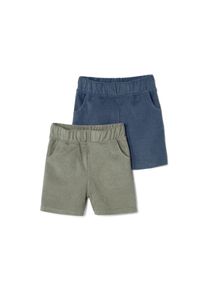 Tchibo - 2 Kinder-Shorts - Unisex - Gr. 122/128 - blau