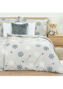 4Home Flanelové obliečky Snow Romance, 220 x 200 cm, 2 ks 70 x 90 cm