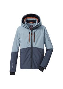 Killtec Boy's KSW 201 Ski Jacket Ski jacket Kids (152, blue/grey)