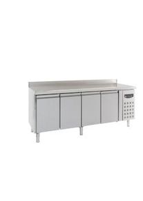 Banco frigo con backsplash 4 porte