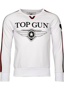 Top Gun Streak, Sweatshirt , kleur: witte , maat: L