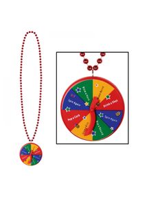 Beads w/New Year Spinner Medallion