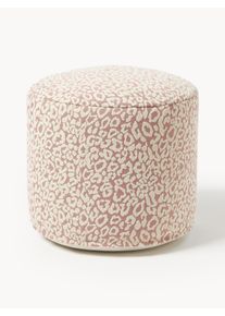 Palais Handmade Pouf Maya Rose Synthetic fibre Ø 50 x H 40 cm