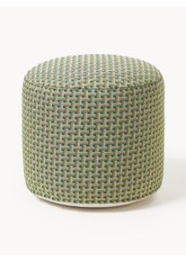 Palais Håndlavet Indendørs & Udendørs Puf Janis Grøn Syntetisk fiber Ø 50 x H 40 cm