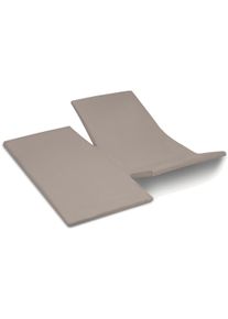 Cinderella Spannbettlaken »Doppel-Split-Weekend-Topper aus Baumwolle, bis 15 cm Höhe«, Größe 180x210 15