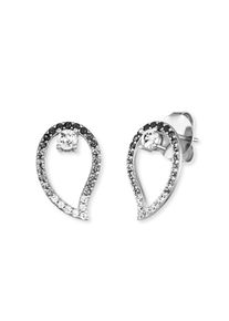 Engelsrufer Paar Ohrstecker »Yin Yang Tropfen« Made in Germany - mit Zirkonia (synth.) in silberfarben