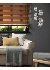 Globo RIHA Stehleuchte LED Schwarz, 6-flammig