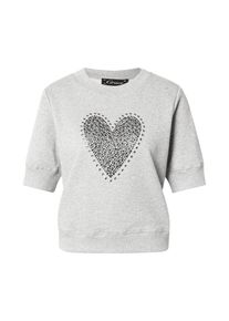 grace T-shirt 'HEART' Femme argent taille 42