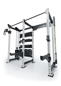 R8 Falcon | Power Rack Kabelzug links / Weiß