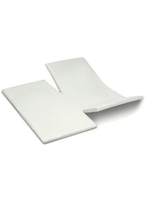 Cinderella , Spannbettlaken »Doppel-Split-Weekend-Topper aus Baumwolle, bis 15 cm Höhe« , Elfenbein , Obermaterial: 100% Baumwolle , B/L: 180 cm x...