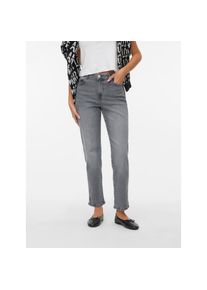 Véro Moda Vero Moda , Damen , Straight-Jeans »VMAMARA MR SLIM STRAIGHT ANK VI2112 NOOS« , Medium Grey Denim , Länge 32 , 29 -Länge 32 , 29 , Jeans von Vero Moda