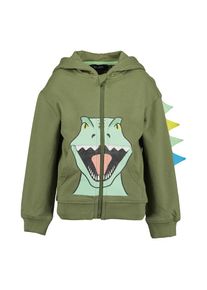 Blue Seven , Kinder , Sweatjacke »Sweatjacke mit Kapuze«, 1 Stk. , 773 - TEE , 104 , 104 , Coole Sweatjacke mit Dino Druck für Jungen