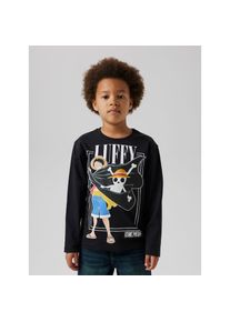 name it, Herren, Langarmshirt &raquo;NKMARK ONEPIECE LS NREG TOP BOX NOOS VDE&laquo;, Black (blank), 116, Black (blank), Shirt von name it f&uuml;r Jungen